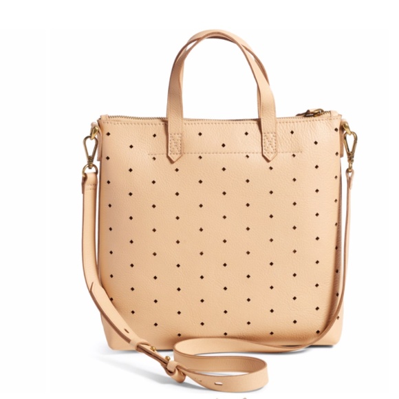 Madewell Handbags - Madewell Mini Transport Perforated Leather Crossbody Bag